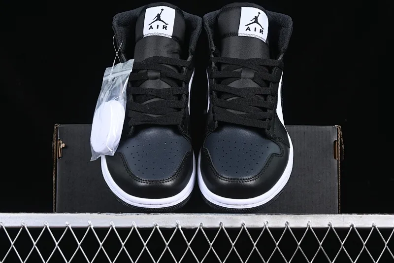 All categories Air Jordan Jordan series basketball shoes Air Jordan 1 Mid Air Jordan 1 Mid AJ1 Joe 1 black and white gray mid-top cultural and casual sneakers DQ8426-010